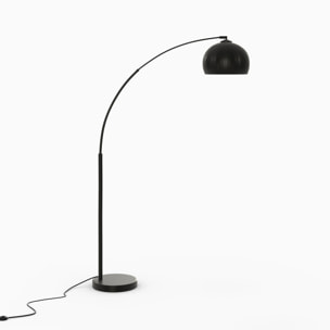 Lampadaire en métal noir - Dinard