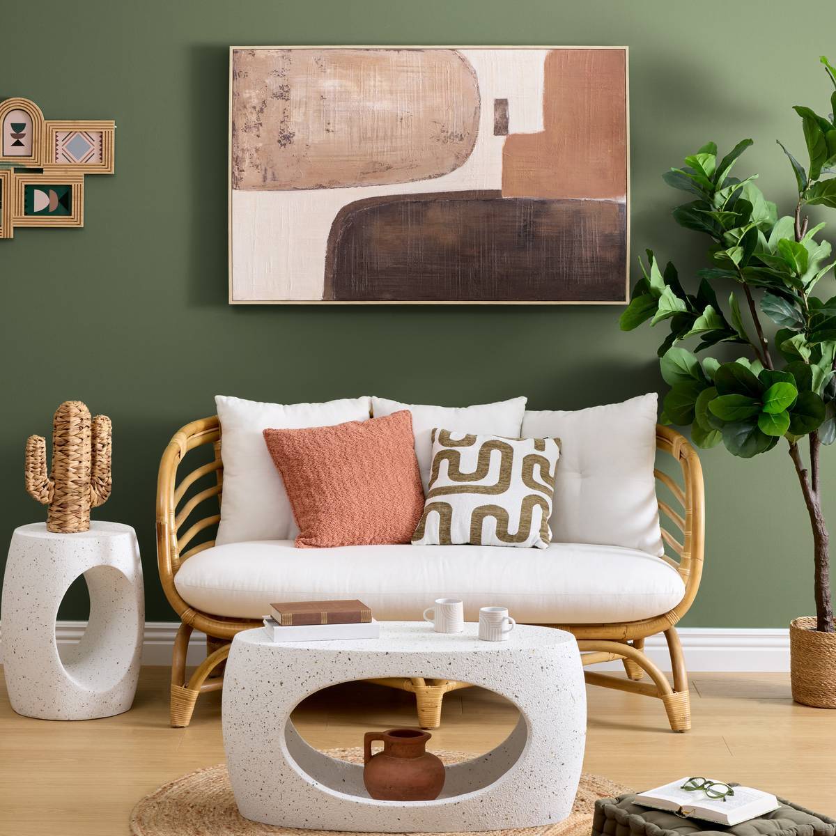 Toile Colette 75x116cm marron