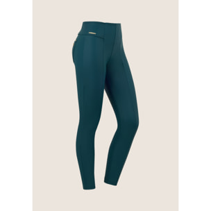 Pantaloni in Similpelle Laminata con Vita Alta superskinny