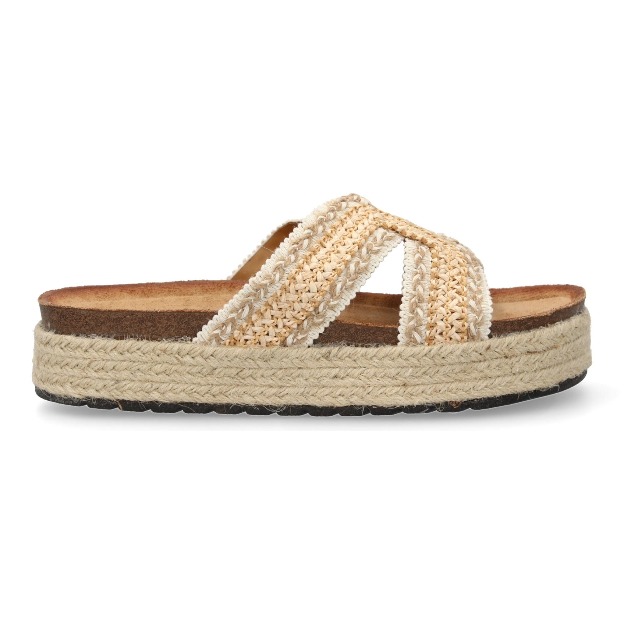 Sandalias planas de mujer con diseño trenzado, comodas para cualquier ocasión