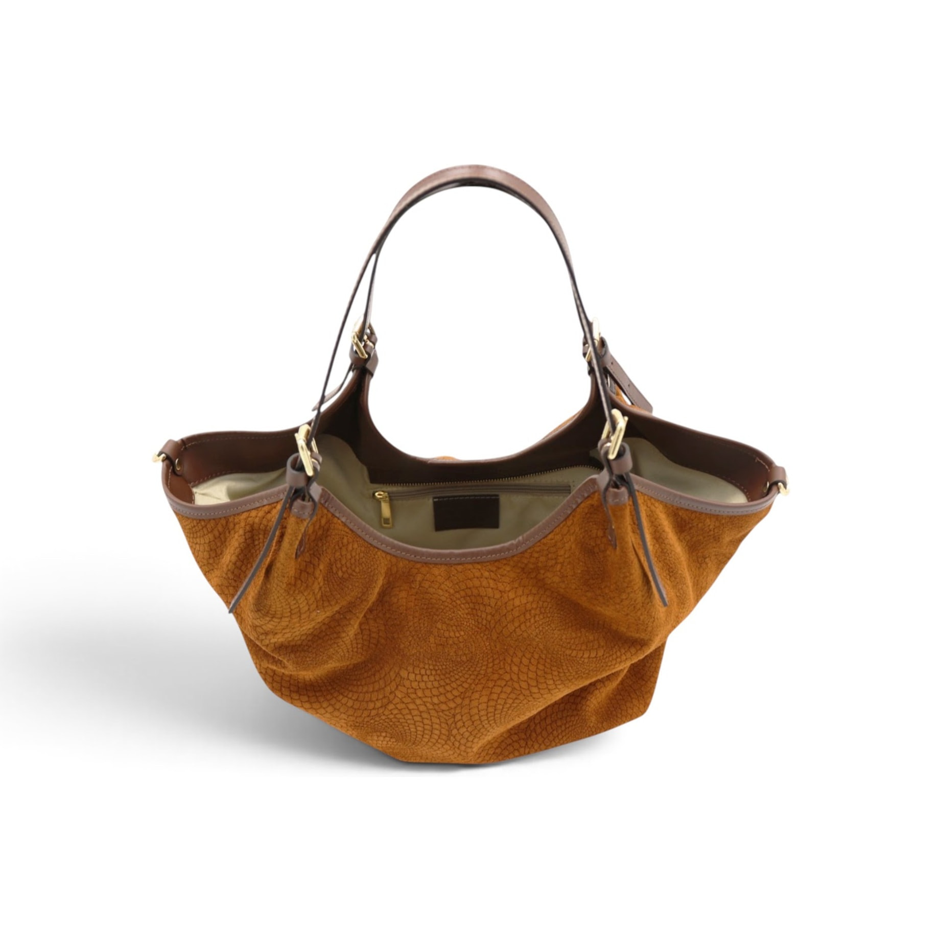 Borsa a Spalla Cheval Firenze Savanah Suede Cuoio