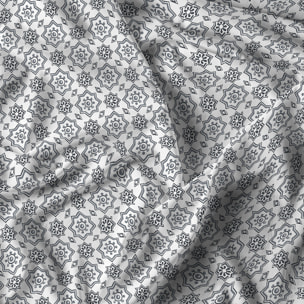 PARURE COPRIPIUMINO PRINTED COLORS, 100% Cotone, Made in Italy - FLOYD FUMO
