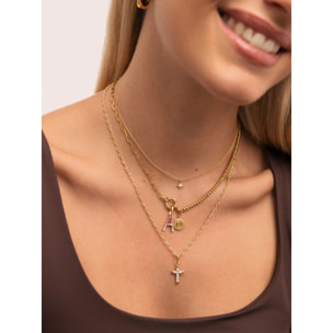 Charm Penélope Plata Baño Oro