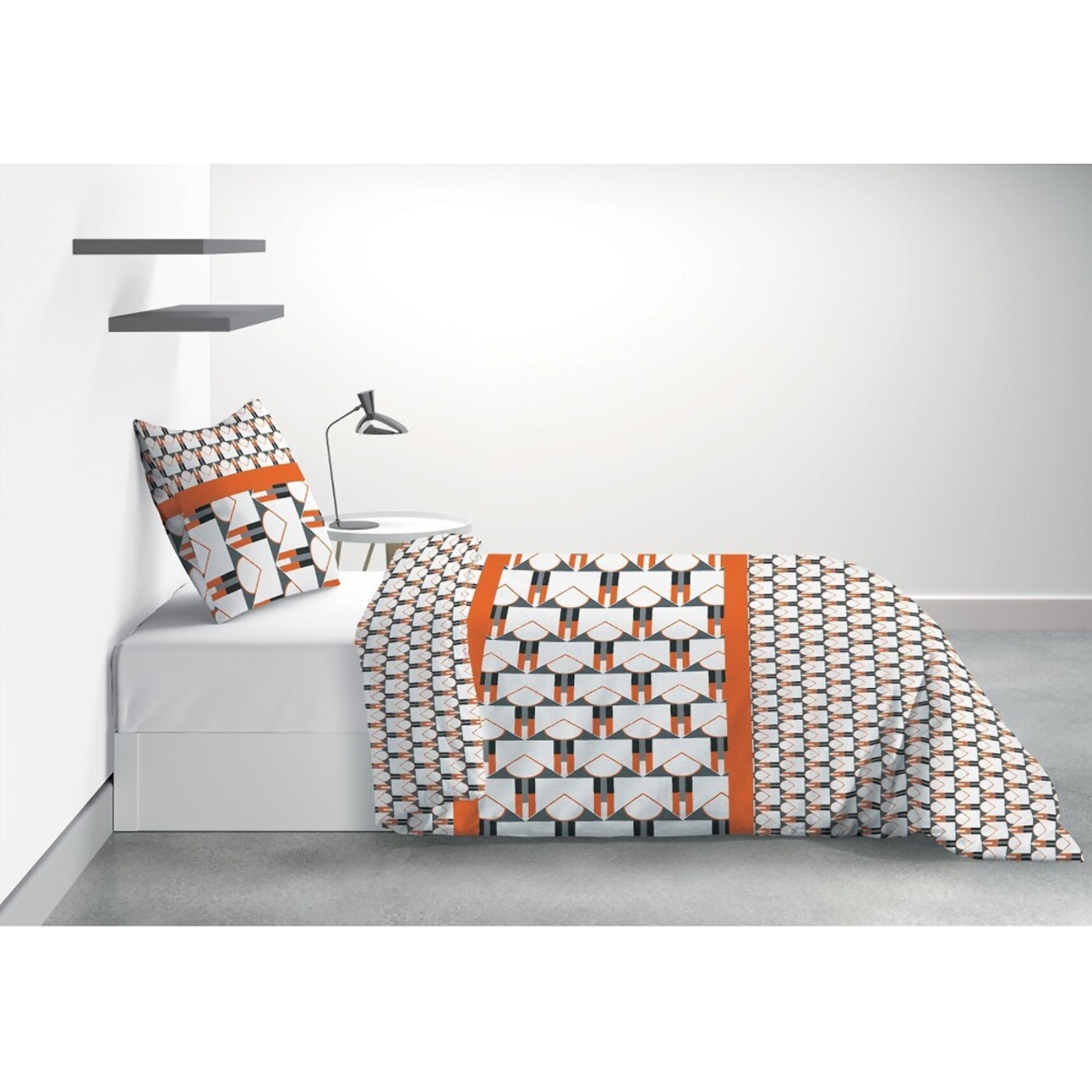 Parure Housse De Couette 2pcs 100%microfibre 60gsm Arrow