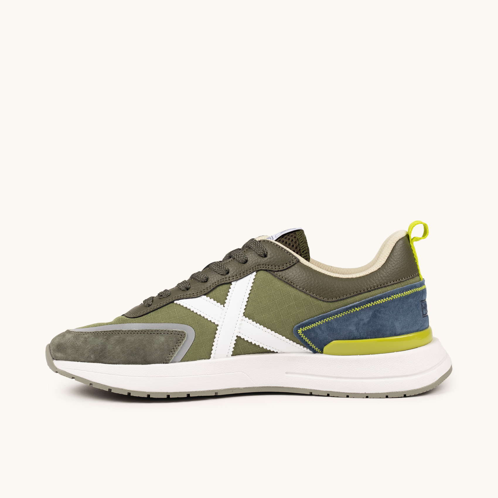 Zapatilla Ergonómica en Naranja y Beige MUNICH SPEED 19