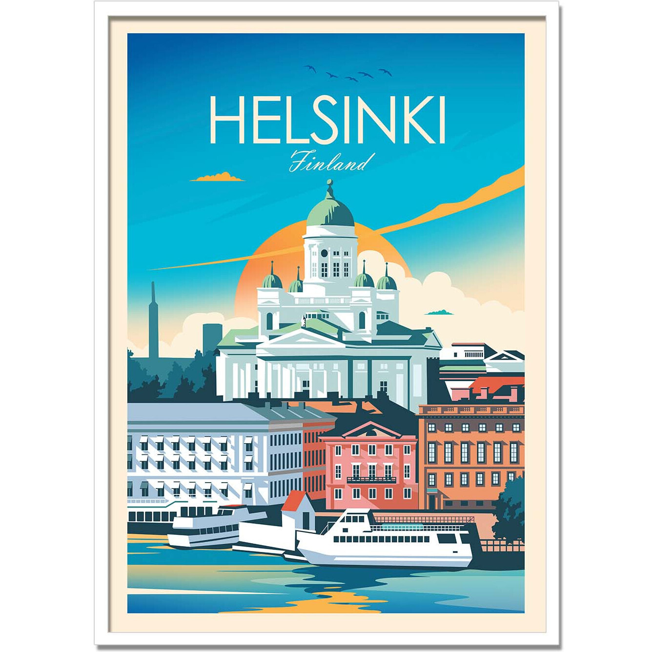 Affiche - Helsinki Finland - Studio Inception