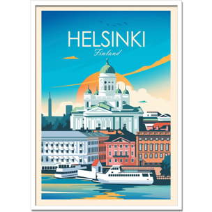 Affiche - Helsinki Finland - Studio Inception