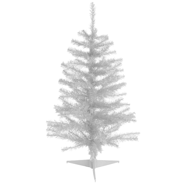 Elegante Arból de navidad Blanco 100 cm