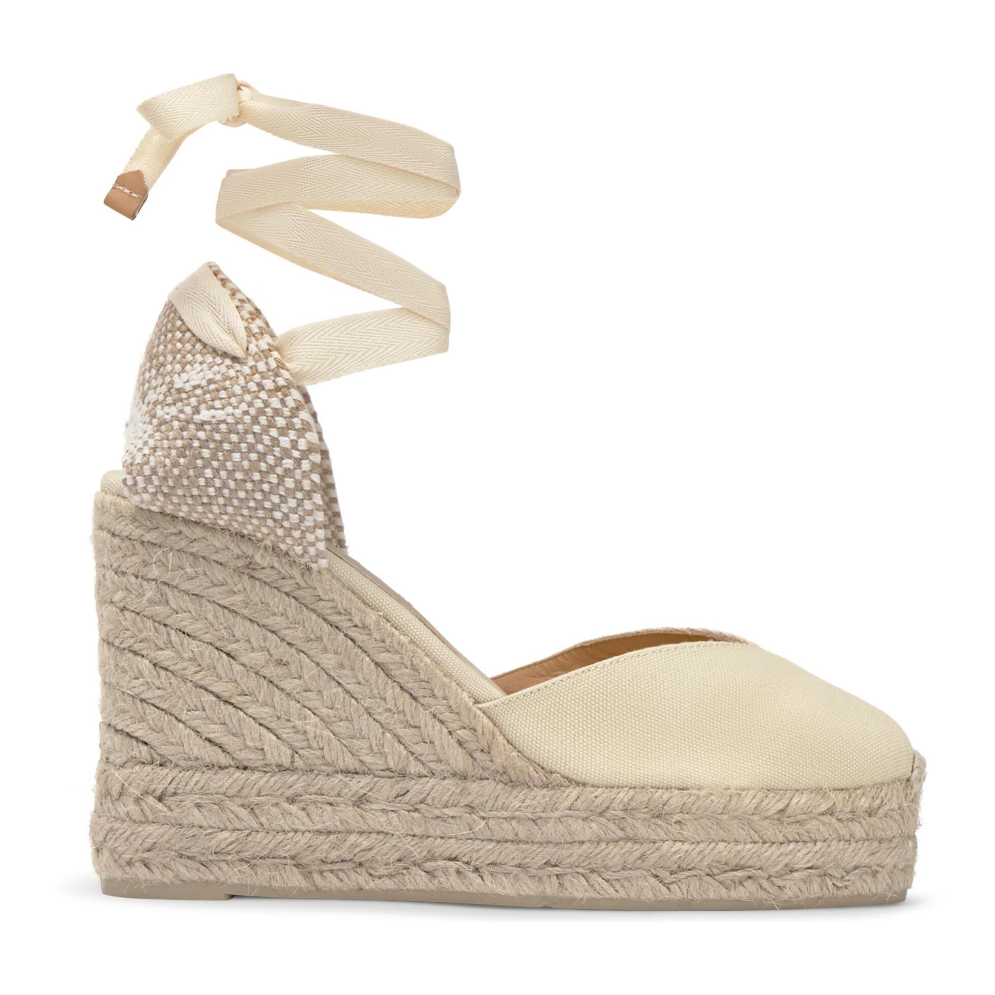 Alpargata Chiara cuña de yute 11cm doble plataforma