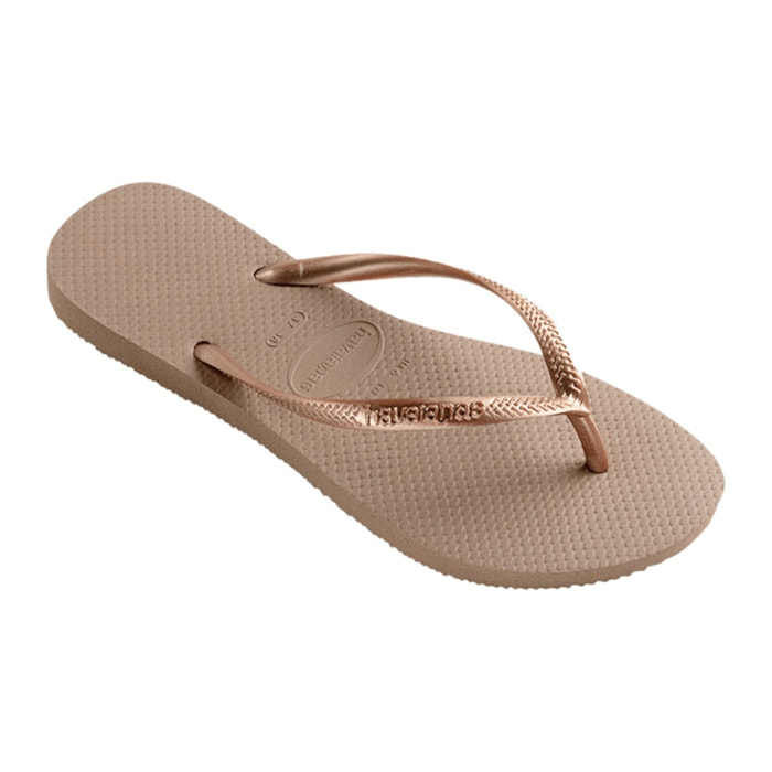 FLIP FLOPS HAVAIANAS SQUARE LOGO METALLIC