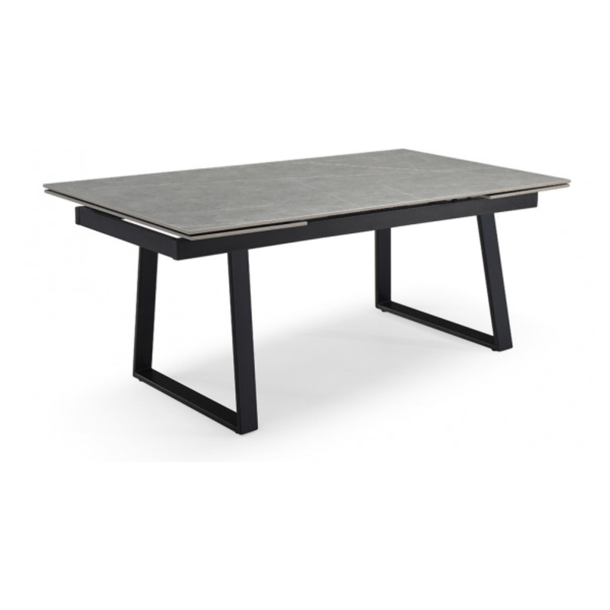 Plateau céramique de table extensible marbre grey L160/240cm - UNIK