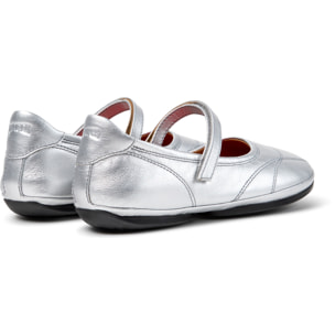 Bailarinas - CAMPER Right Nina - Plateado - Piel lisa