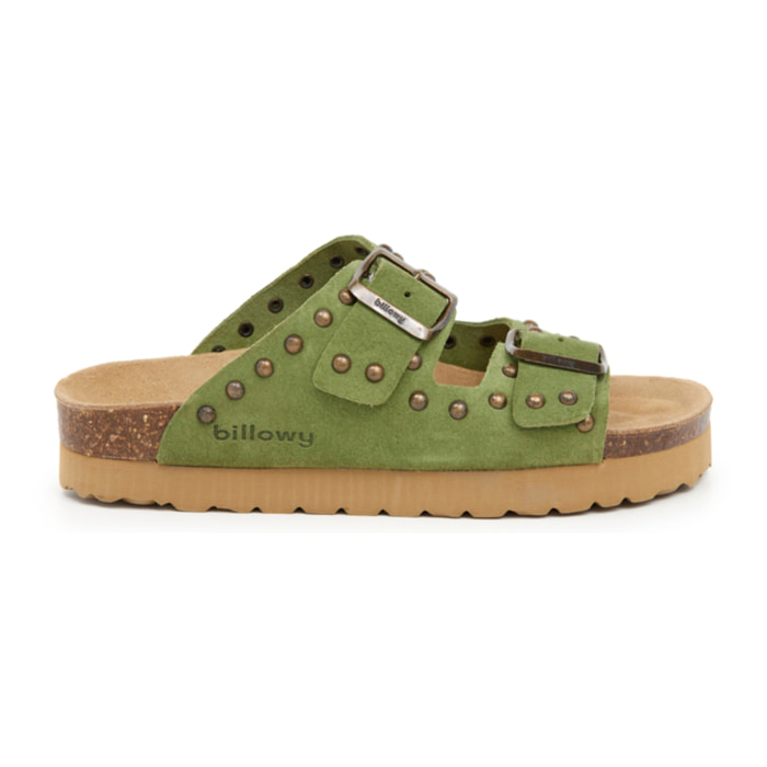 SANDALO CON ZEPPA BILLOWY VERDE