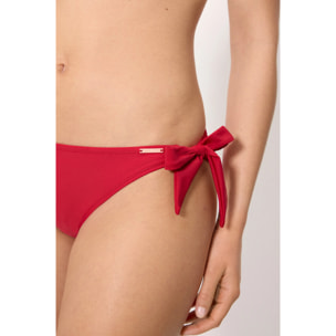 Slip bikini mini Rosso