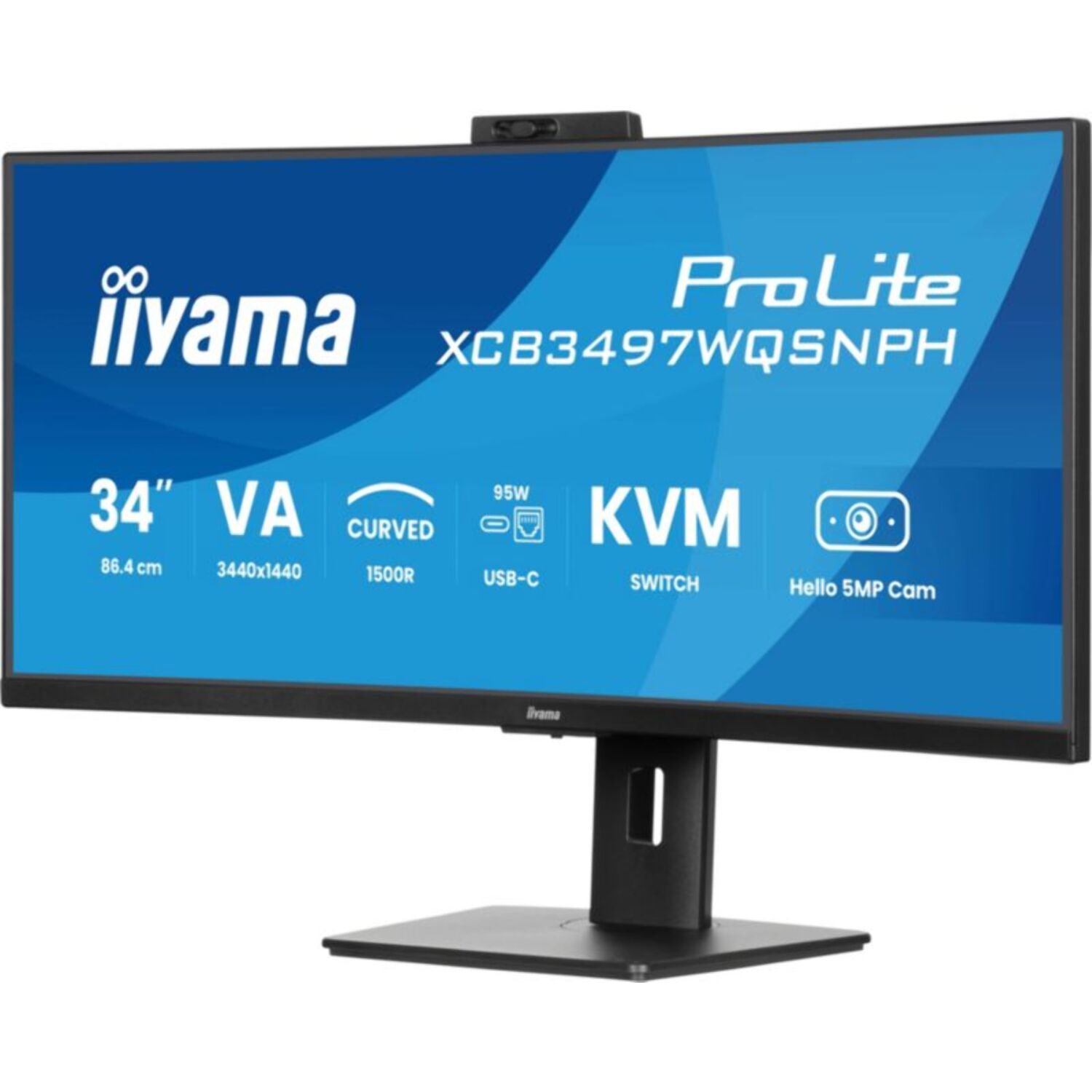 Ecran PC IIYAMA PROLITE XCB3497WQSNPH-B1 34'' VA