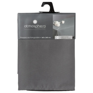 Nappe anti-tâche gris 140x240cm