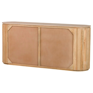 Aparador Madera Mango Marron Myra 180x45x80 Cm