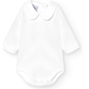 Body bebé manga larga cuello elegante