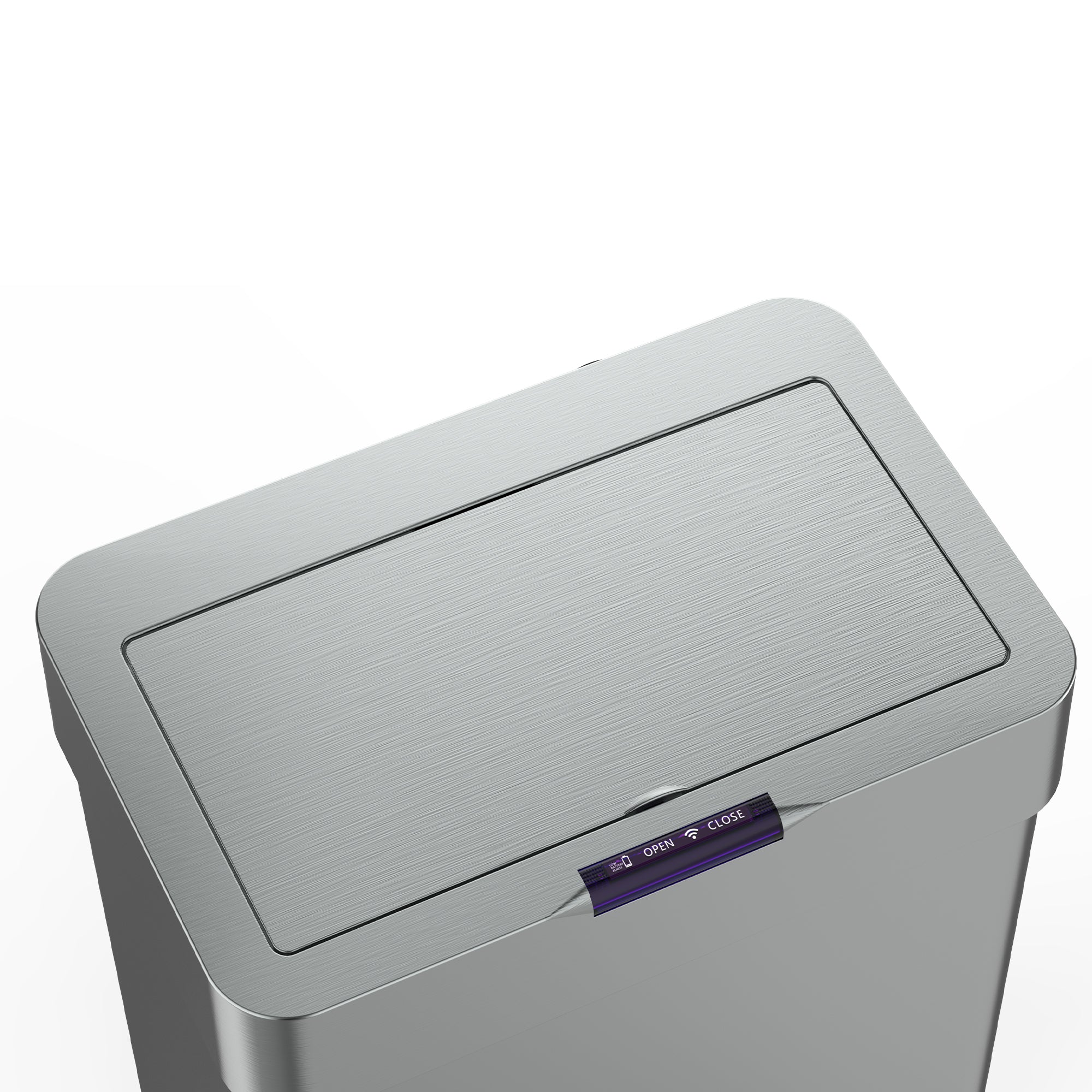 Poubelle automatique inox DAYTONA argent 70L