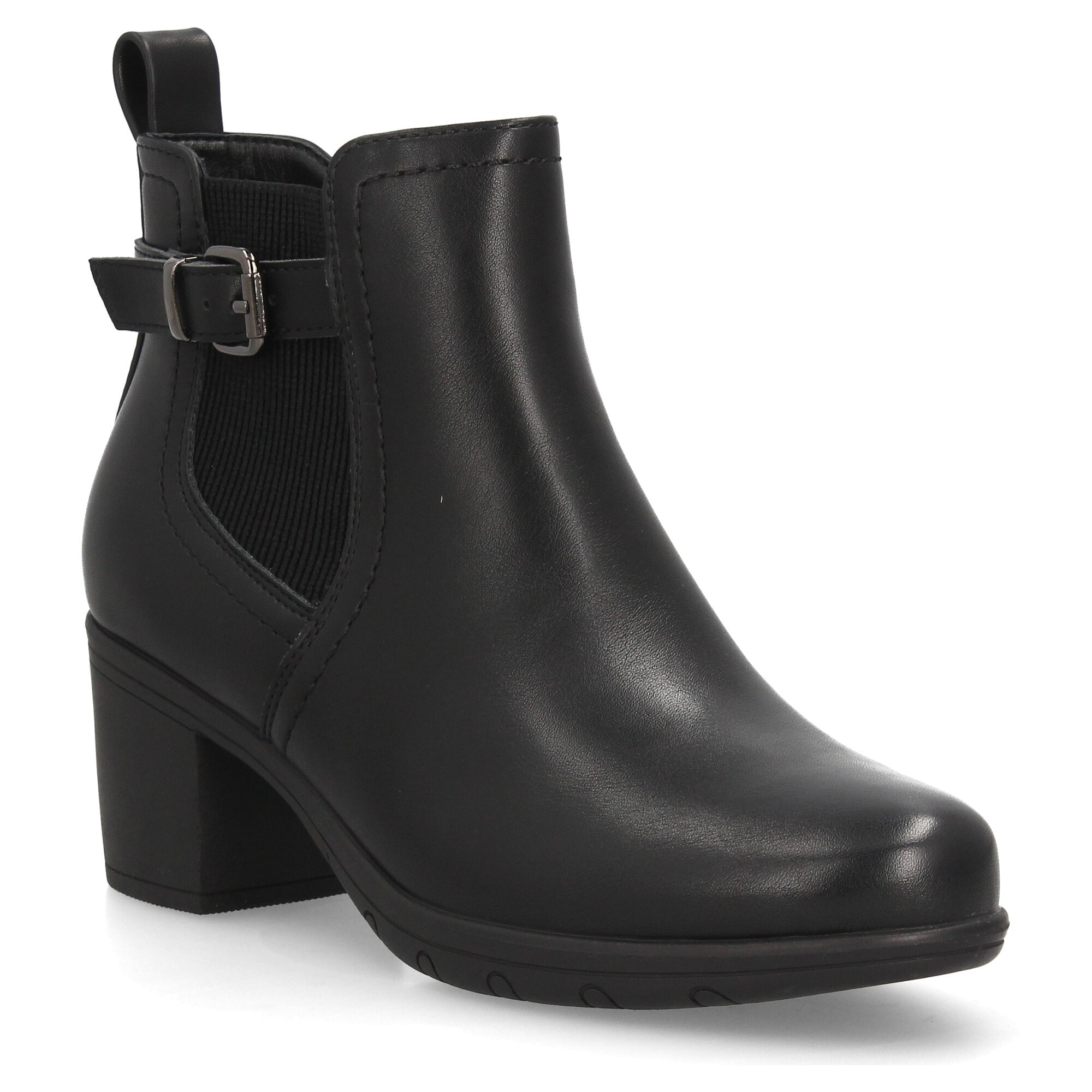 Botines Chelsea con hebilla decorativa