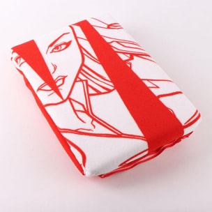 Toalla Microfibra de Marvel - 90x180x1 cm - Color:Rojo