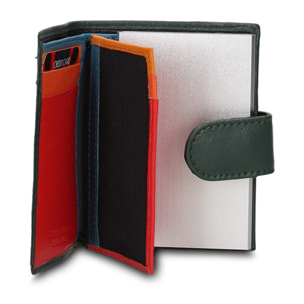 Portafoglio uomo in vera pelle - Modello Vesper Pro - Casual - 7.5 x 10.0 x 2.0 cm