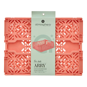 Cagette pliable Arry 40x30cm vert clair