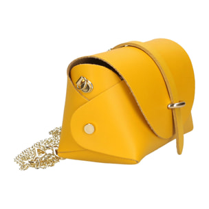 Chicca Borse Borsetta Clutch Giallo