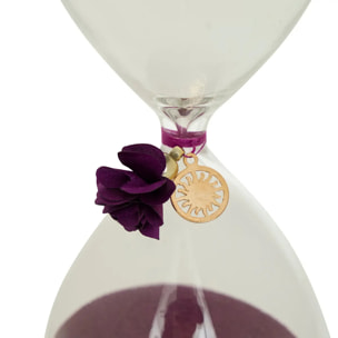 Sablier Belli H.20cm verre assorti