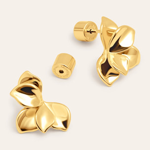 Orecchino Zinnia Placcato Oro