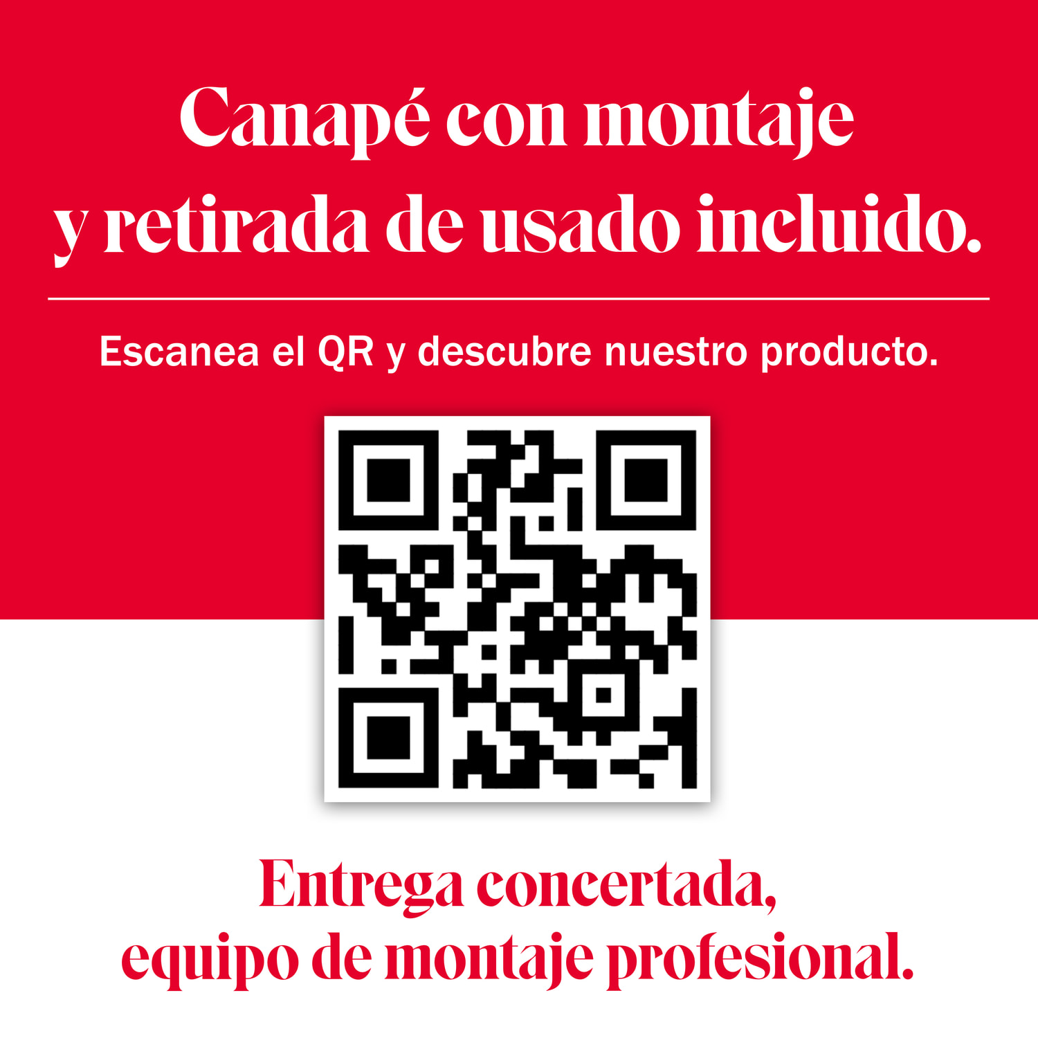 Canapé Abatible 32CM | ENVIO, MONTAJE Y RETIRADA INCLUIDO | Apertura Lateral