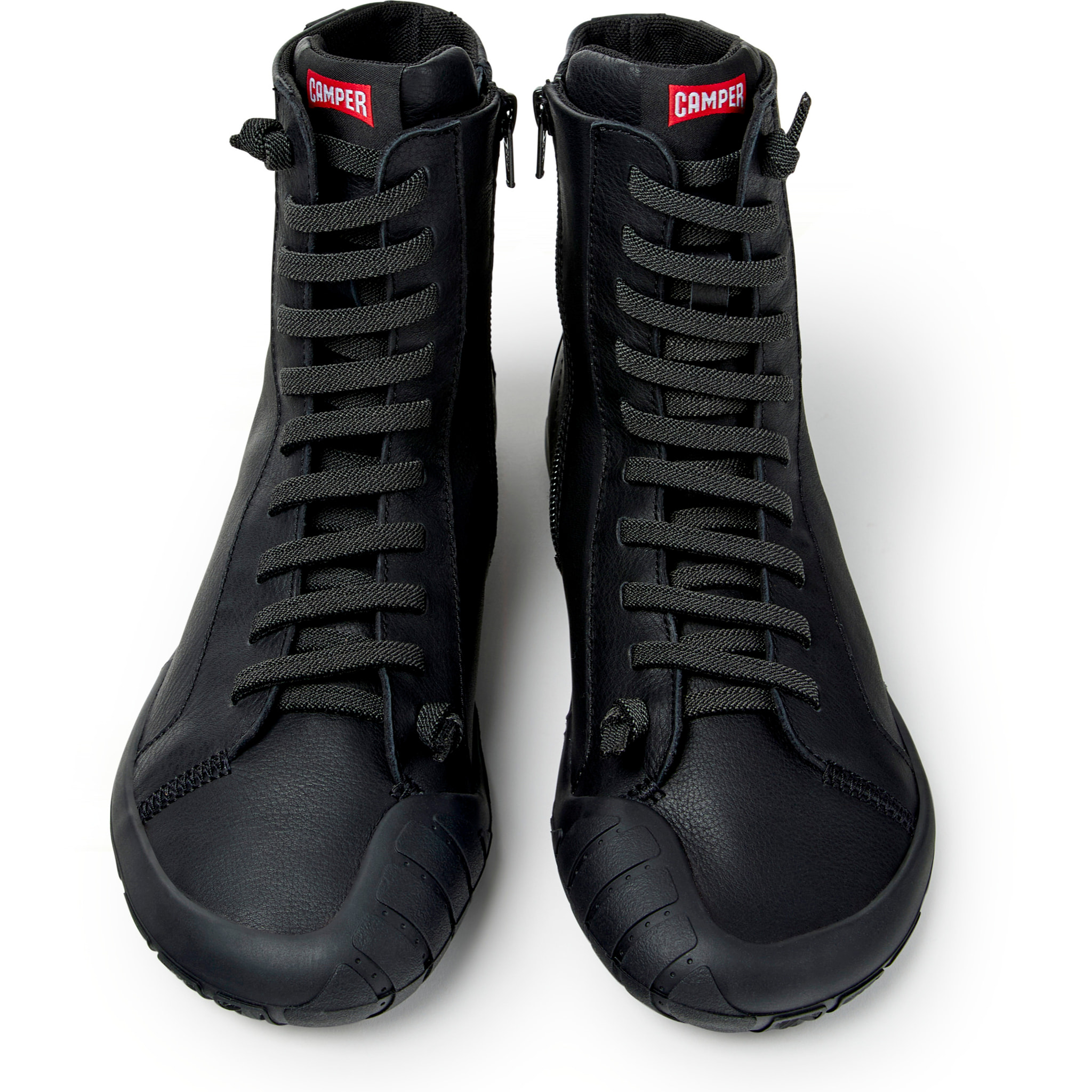 Botines - CAMPER Peu Path+ - Negro - Piel lisa