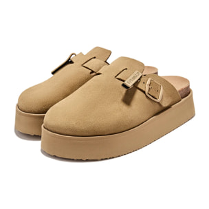 Zuecos de Mujer con Plataforma en Arena Vibe Clog