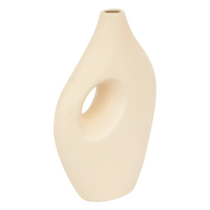 Vase céramique Nola beige H30cm