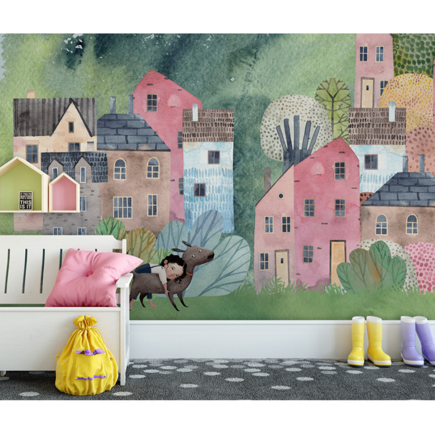 Papier peint panoramique Charlotte -