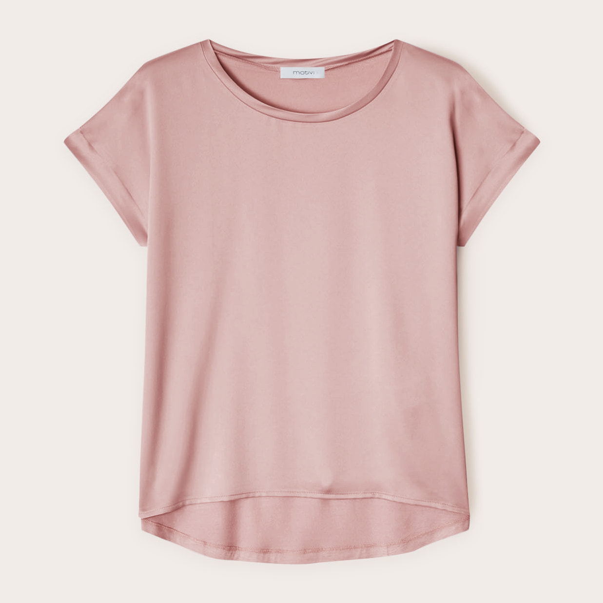 Motivi - Camiseta bimaterial - Rosa
