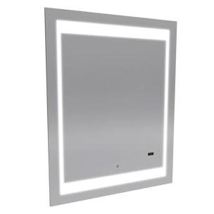 Miroir Led Silver Futura - Gris clair