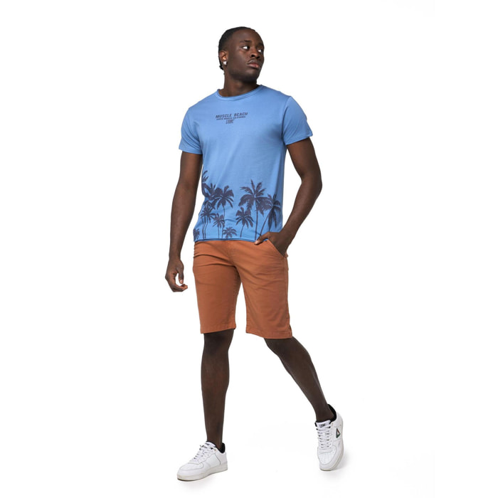 Camiseta Leone Beach de manga corta estampada