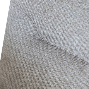 Lot de 2 chaises en tissu beige AREN