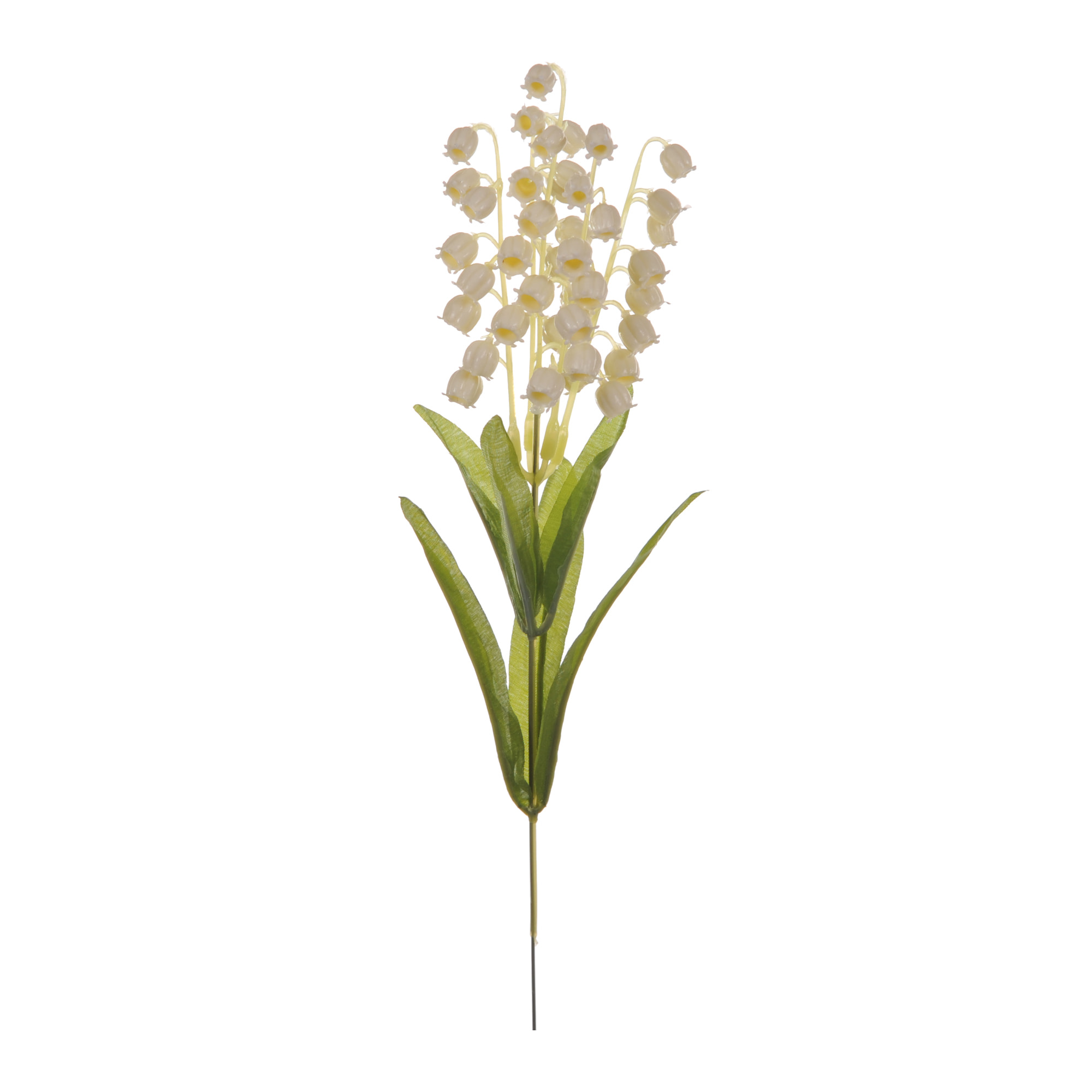 Mughetto. Altezza 36 Cm - Pezzi 24 - 10X36X10cm - Colore: Bianco - Bianchi Dino - Fiori Artificiali