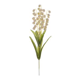 Mughetto. Altezza 36 Cm - Pezzi 24 - 10X36X10cm - Colore: Bianco - Bianchi Dino - Fiori Artificiali