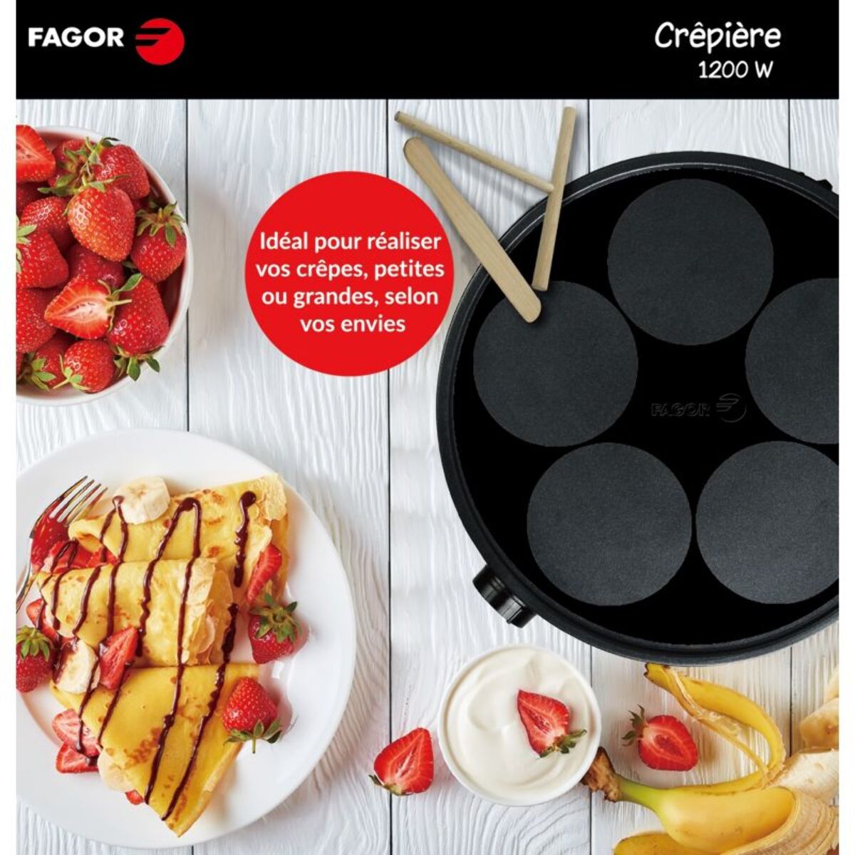 Crêpière FAGOR 30 cm