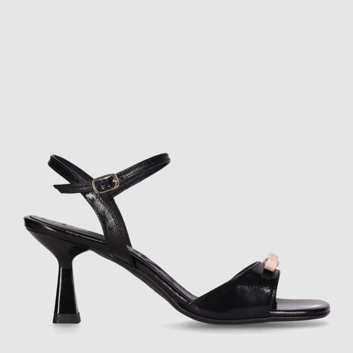 Sandalias - Negro - Tacón: 5 cm