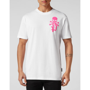 PHILIPP PLEIN Camiseta de cuello redondo y manga corta SKULL