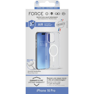 Coque FORCE CASE iPhone 16 Pro Air MagSafe renforcé