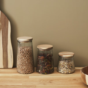 Bocal En Verre Top Acacia 65cl