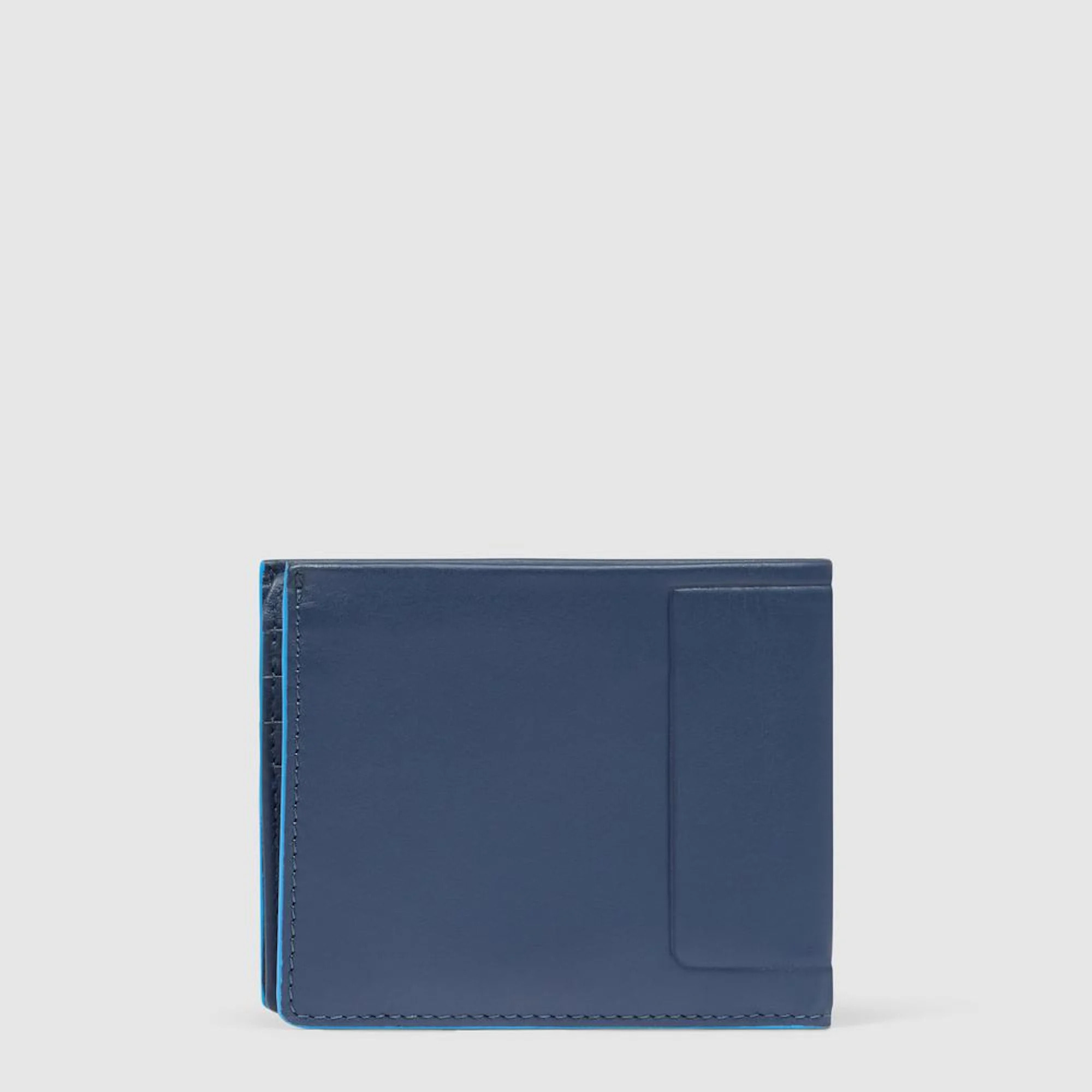 Piquadro Portafogli in pelle con volantino porta documenti, porta carte di credito e protezione RFID