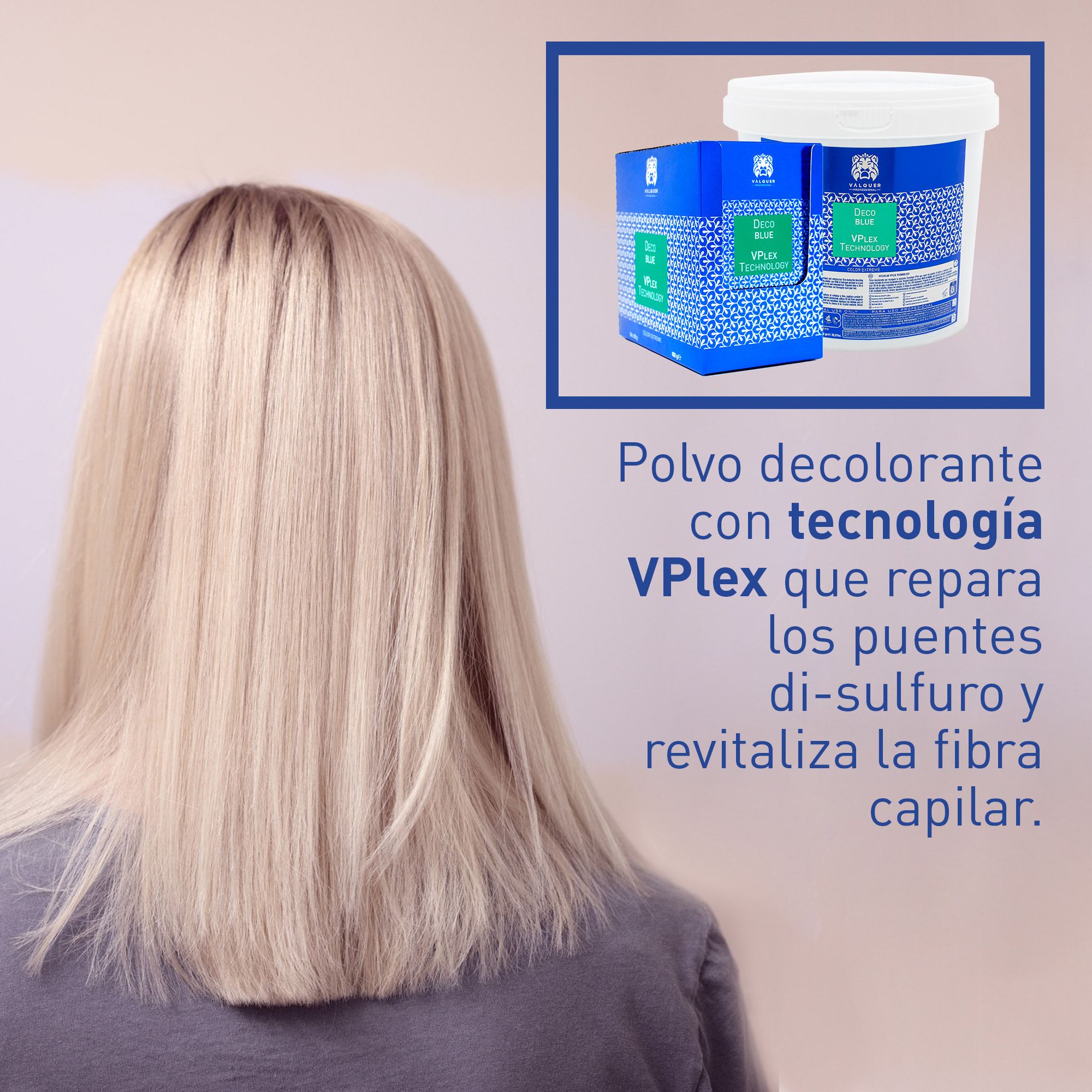 Valquer Decoblue Vplex Tecnology Polvos decolorantes - 24 x 20 g