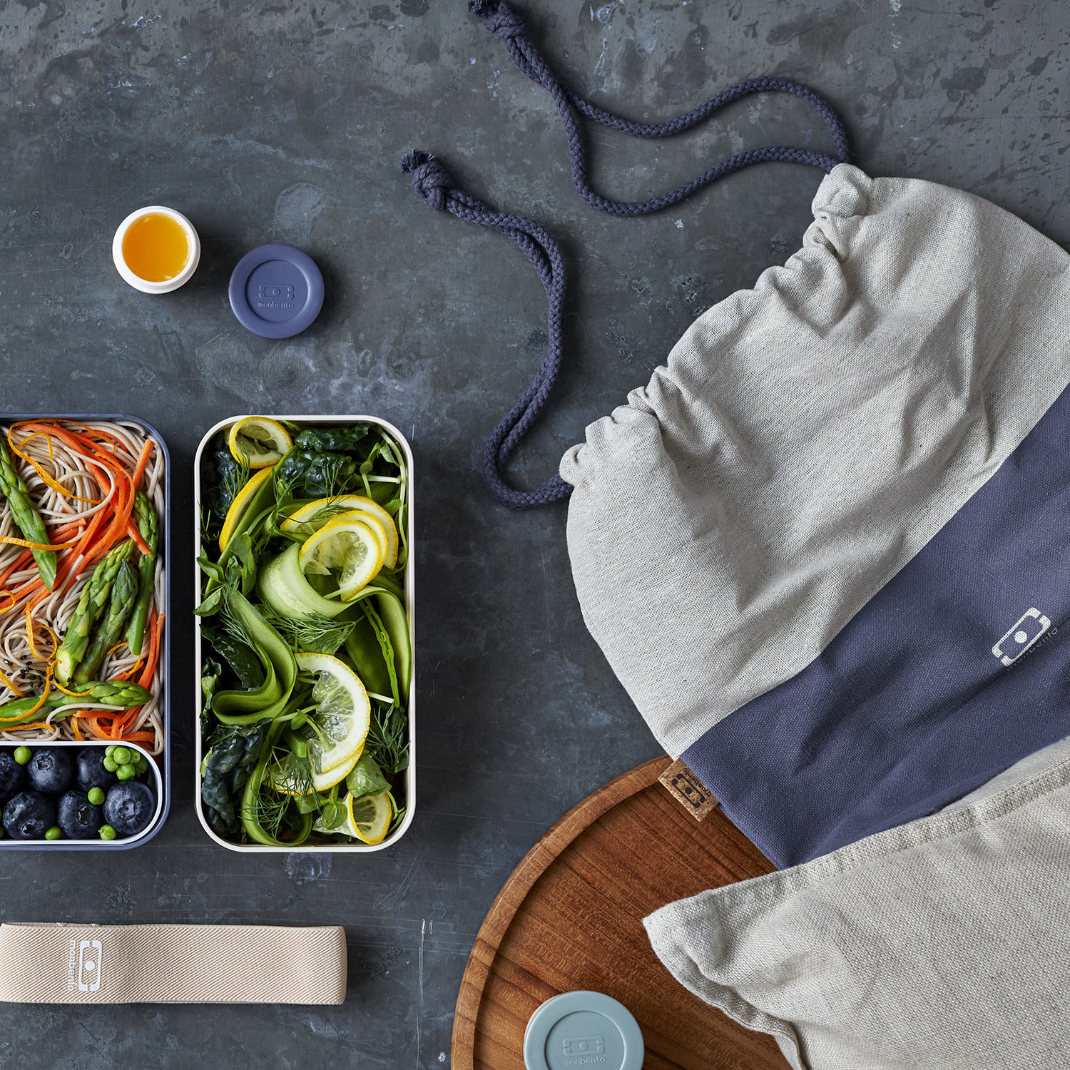 Sac repas taille L  Pochette L Bleu Infinity