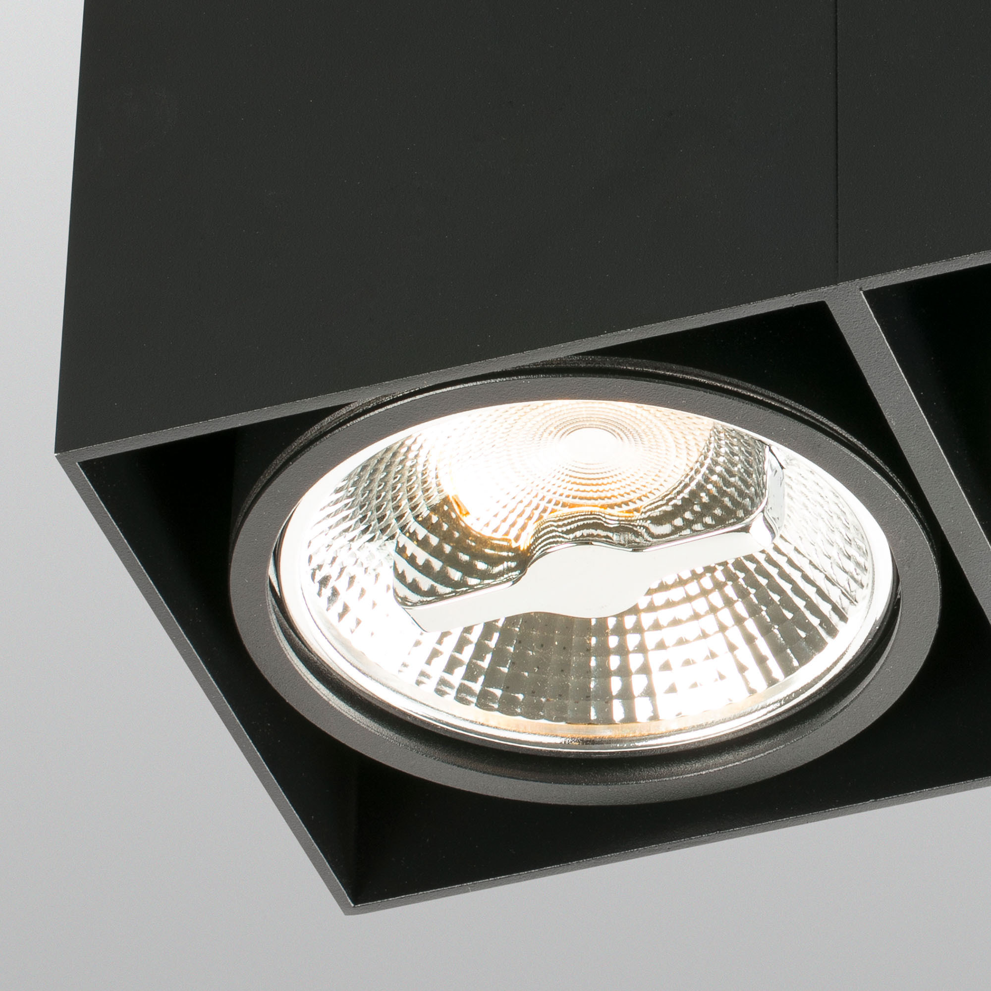 TECTO 2L AR111 Plafonnier noire